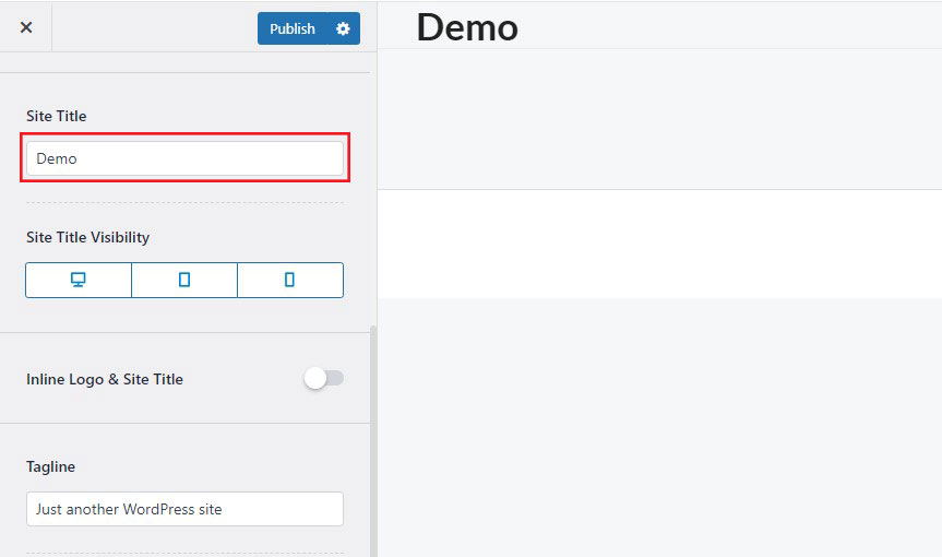 Astra Temasına Site başlığı ekleyin