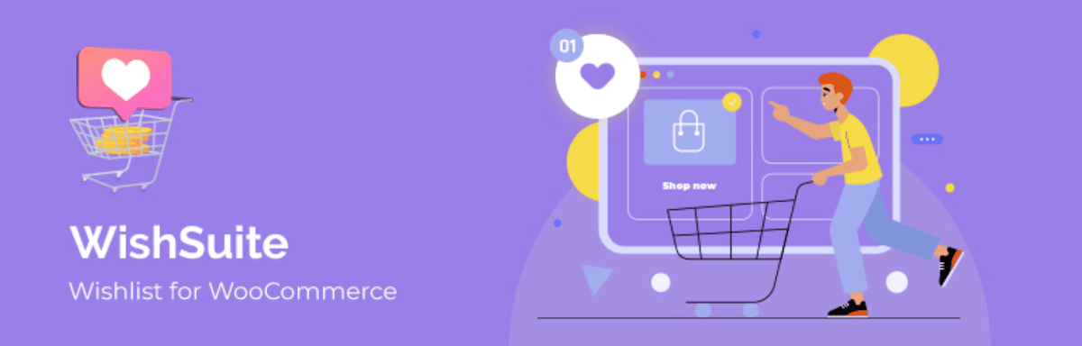 O cabeçalho do plugin WishSuite do WordPress.org.