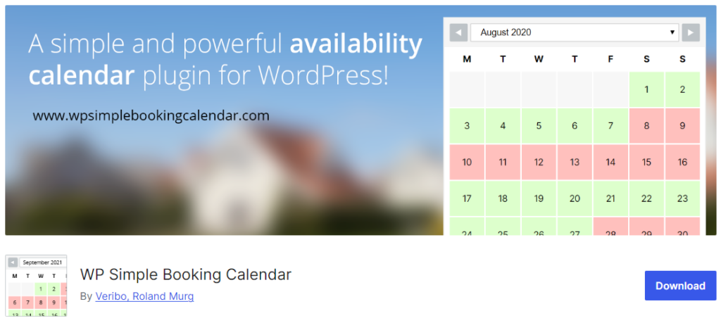 Calendario di prenotazione semplice WP - Alternative Booknetic