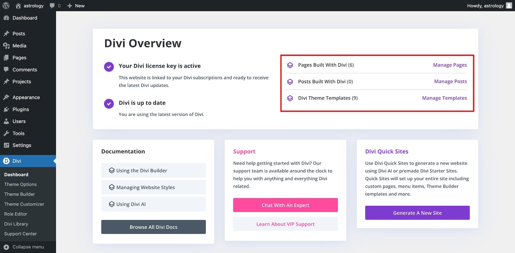 painel div para visualizar páginas a qualquer momento