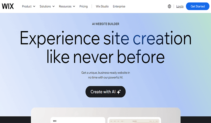 wix ai website builder