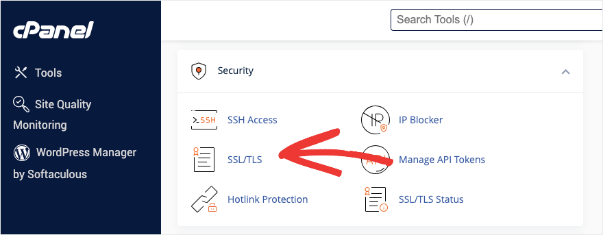 ติดตั้ง SSL ใน cPanel