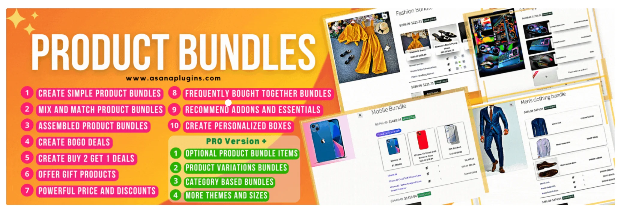 Imaginea antetului pluginului WooCommerce Product Bundles.