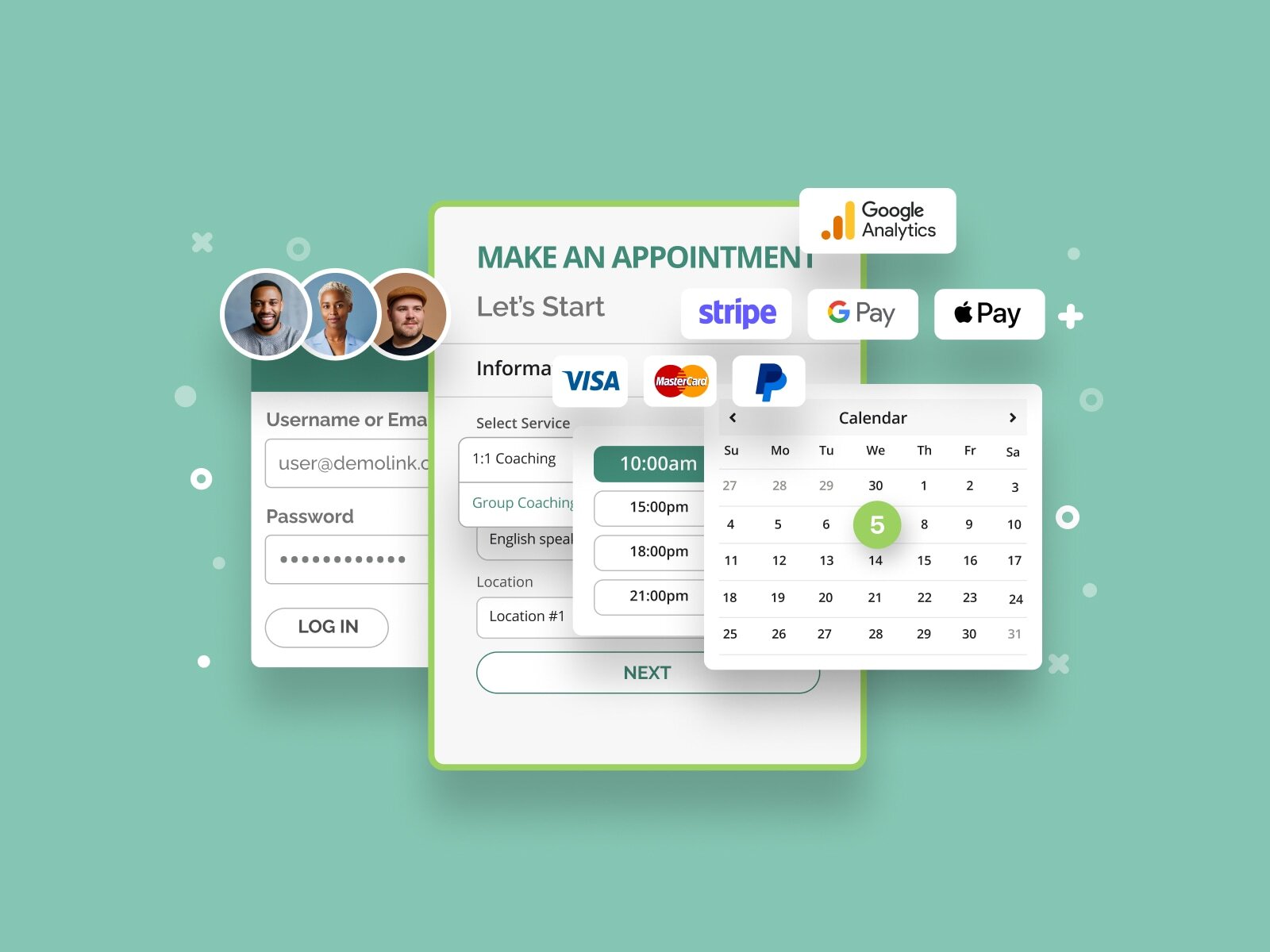 Figura do plugin Appointment Booking que pode ser utilizado como alternativa por quem tem interesse em como criar uma reunião Zoom.