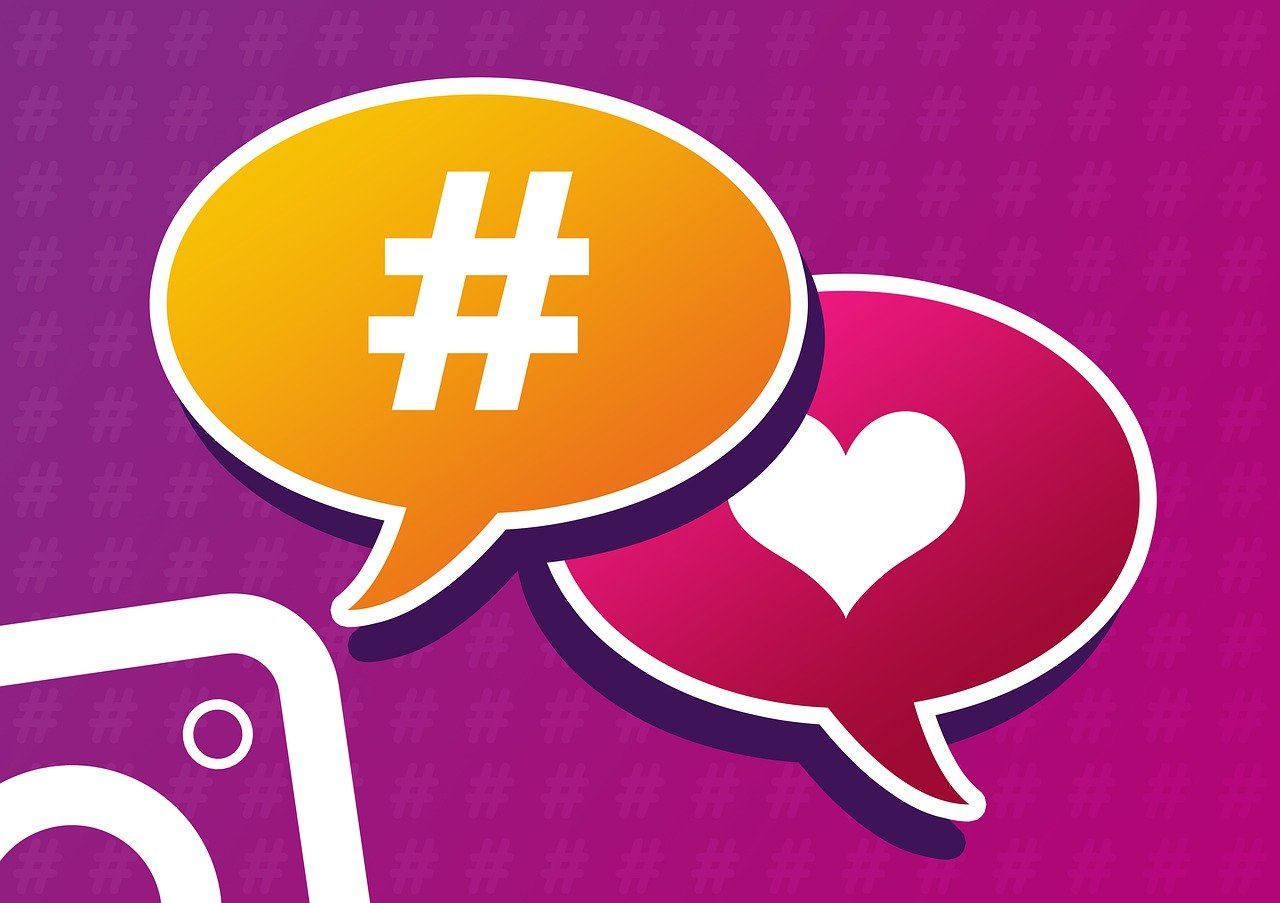 hashtags instagram, hashtags de réseaux sociaux