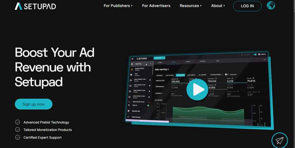 setupad – Google AdSense-Alternativen