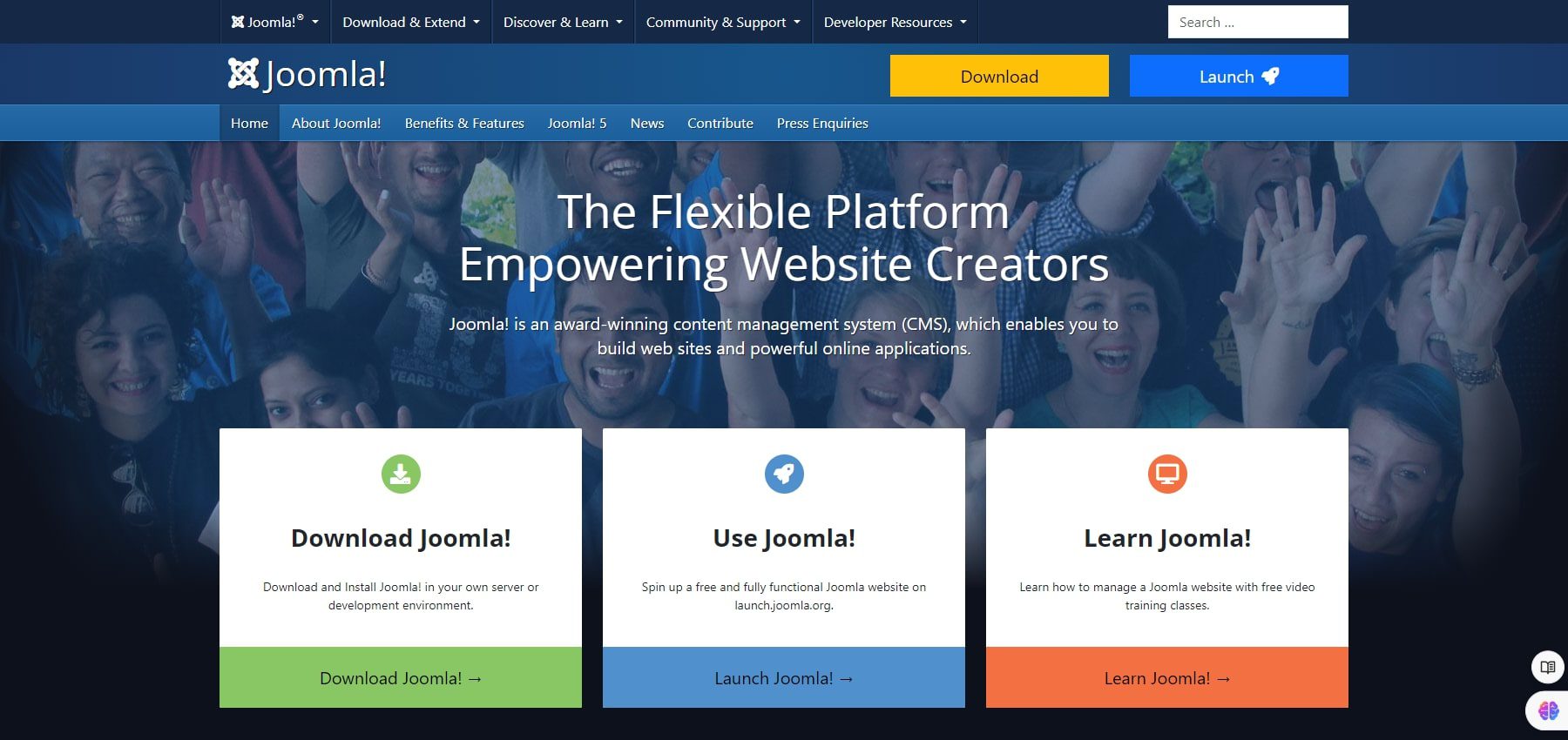 créateur de site web joomla