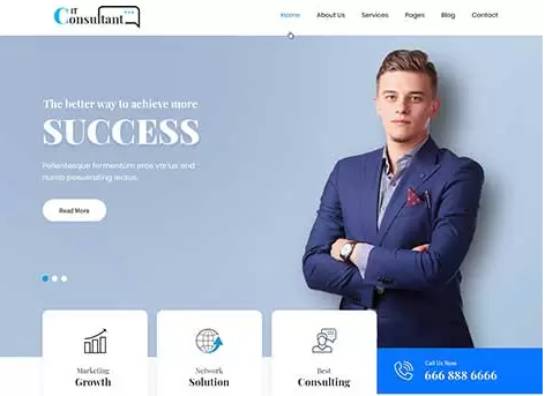 konsultant motyw WordPress