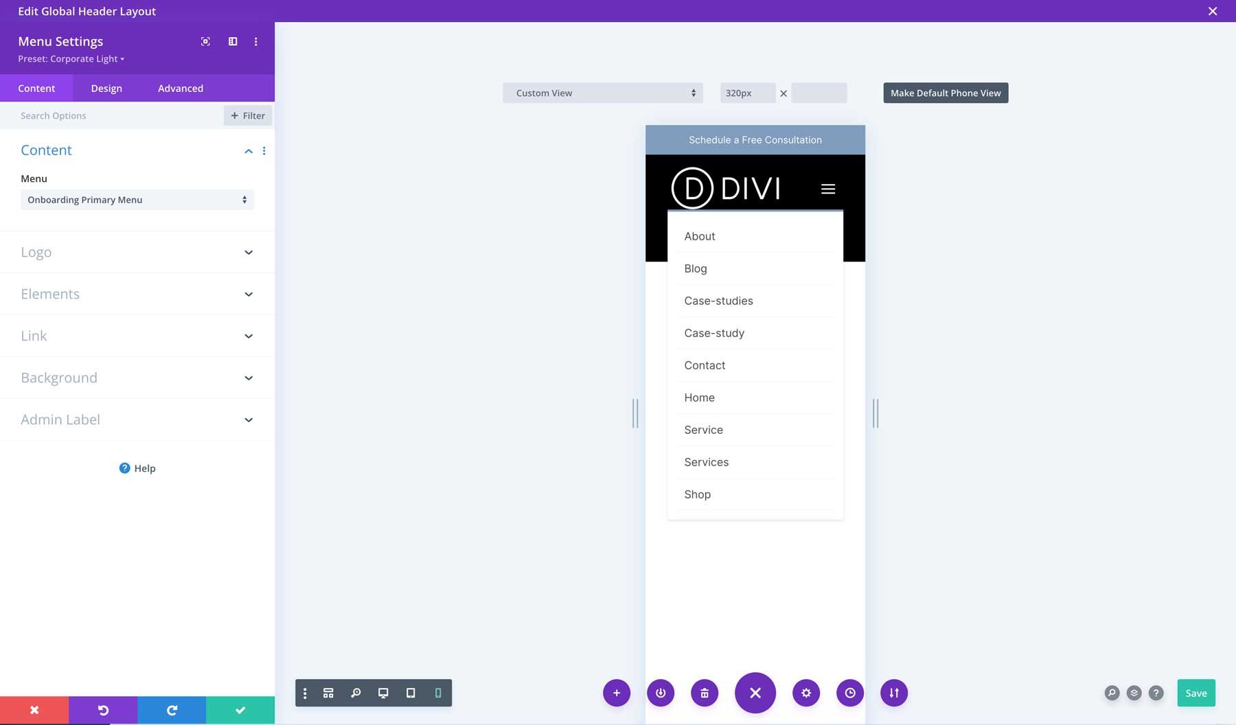 Divi の企業スターター サイト