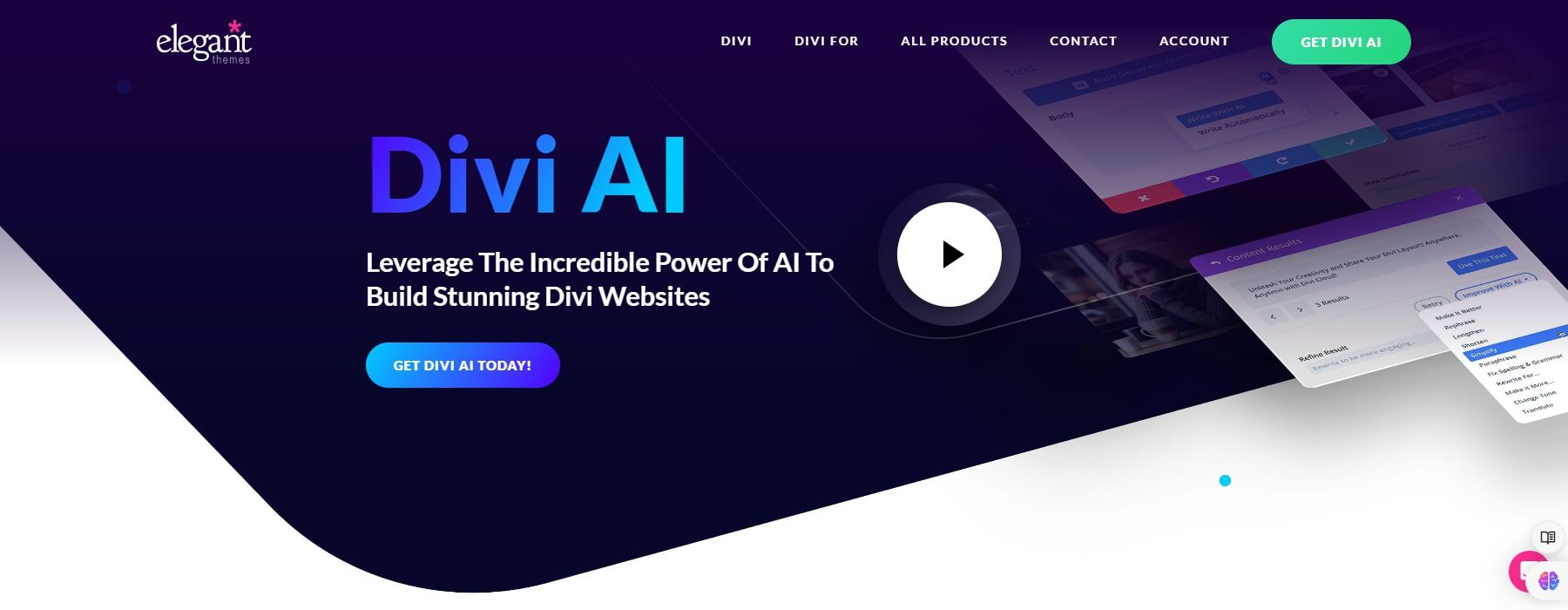 элегантные темы Divi Ai