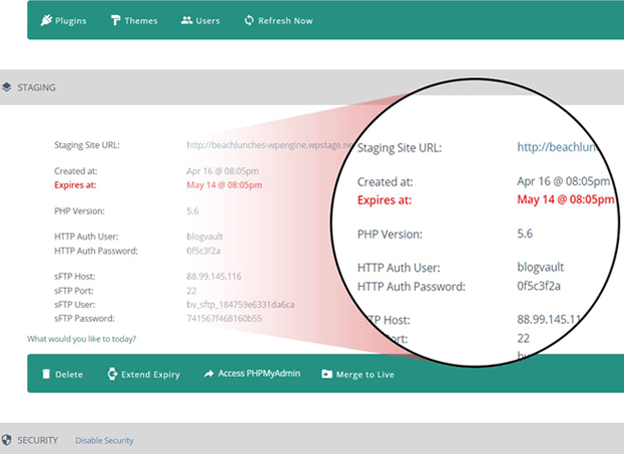 Montarea BlogVault