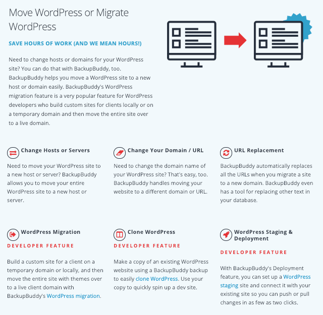 Migrare BackupBuddy