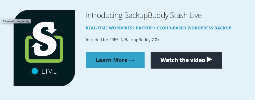 BackupBuddy Stash