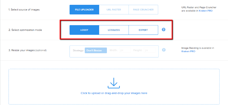 como acelerar o carregamento de imagens com compressão