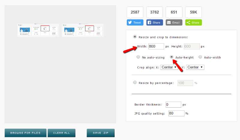 acelere o carregamento da imagem alterando as dimensões da imagem