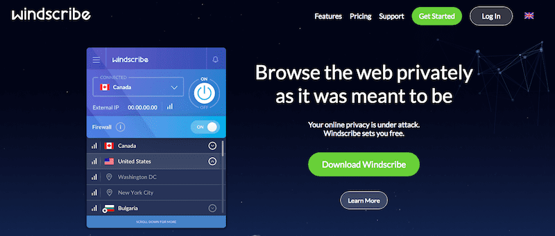 VPN Windscribe