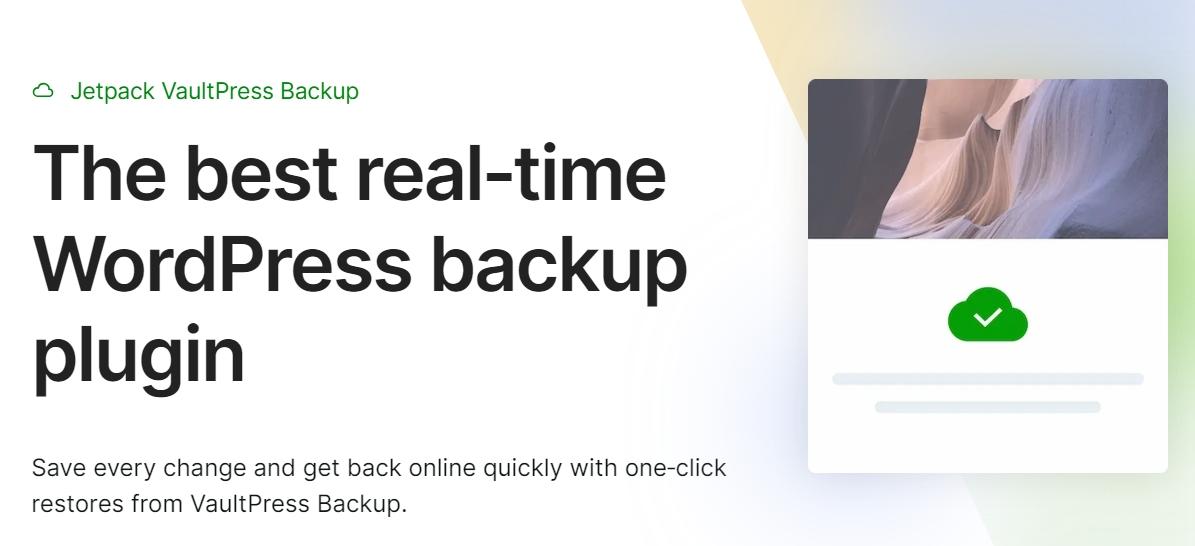 Este plugin cria backups em tempo real do seu site e os armazena fora do site por até 30 dias.