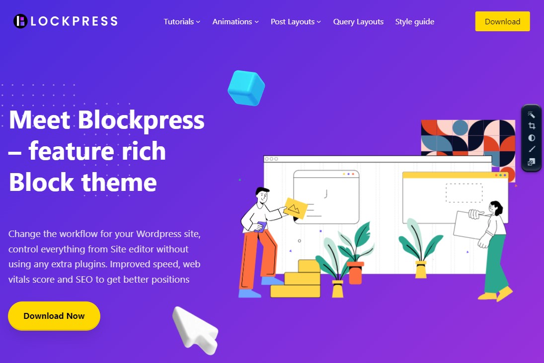 BlockPress - Tema a blocchi per WordPress