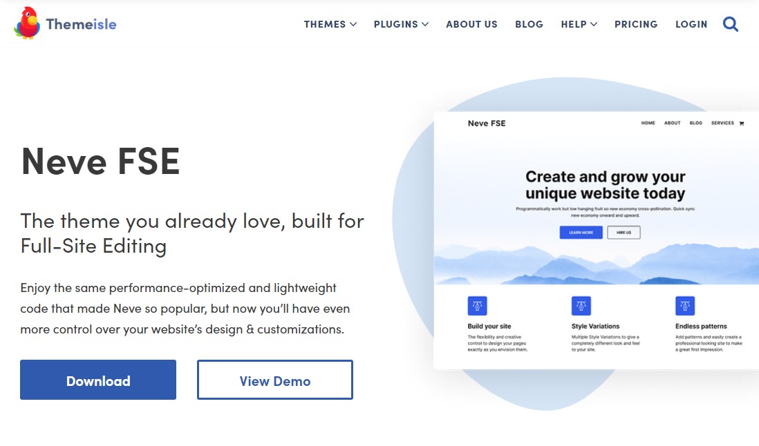 Neve FSE - WordPress 主題