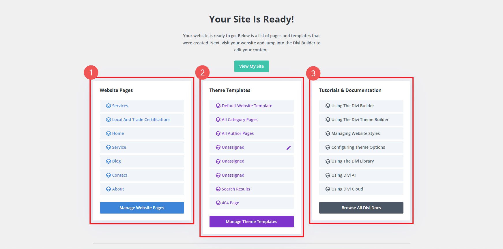 Crie sites inteiros de páginas instantaneamente com sites rápidos - etapas 13 a 15