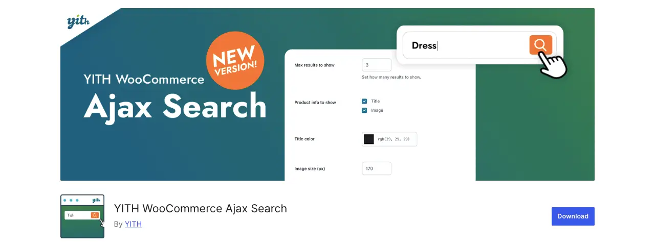 YITH WooCommerce AJAX Search