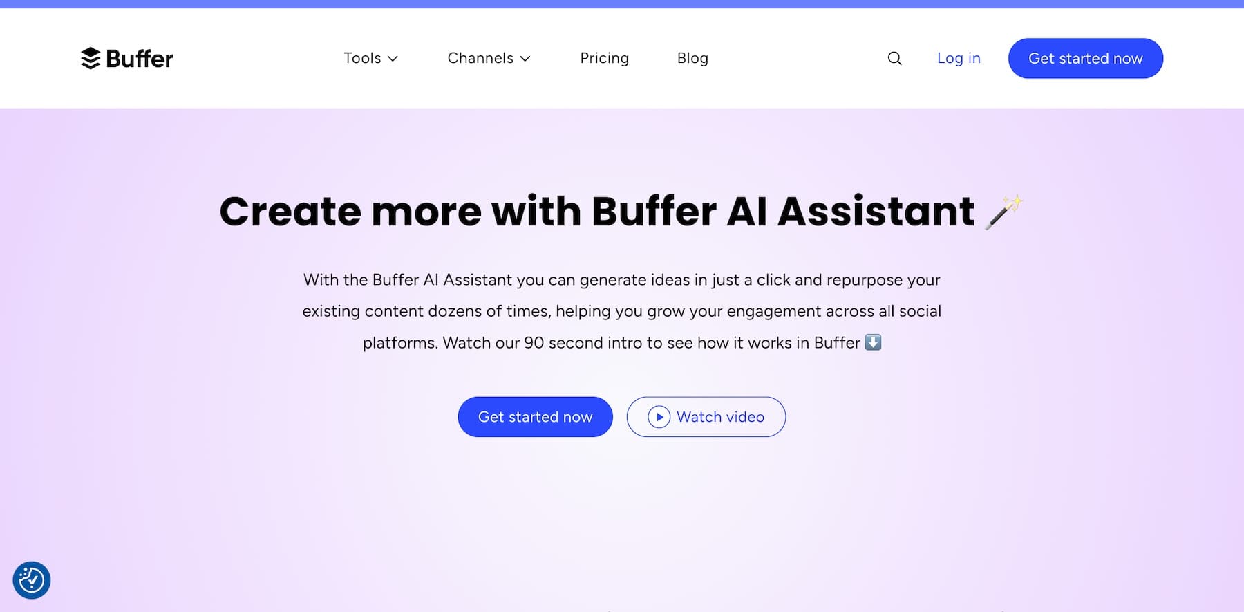 assistente de buffer ai