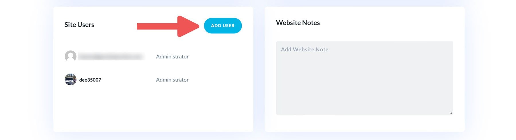 เพิ่มผู้ใช้ใหม่ให้กับ Divi Dash