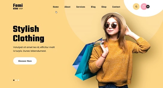 Feminines WordPress-Theme