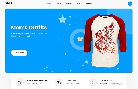 Thème WordPress pour t-shirts