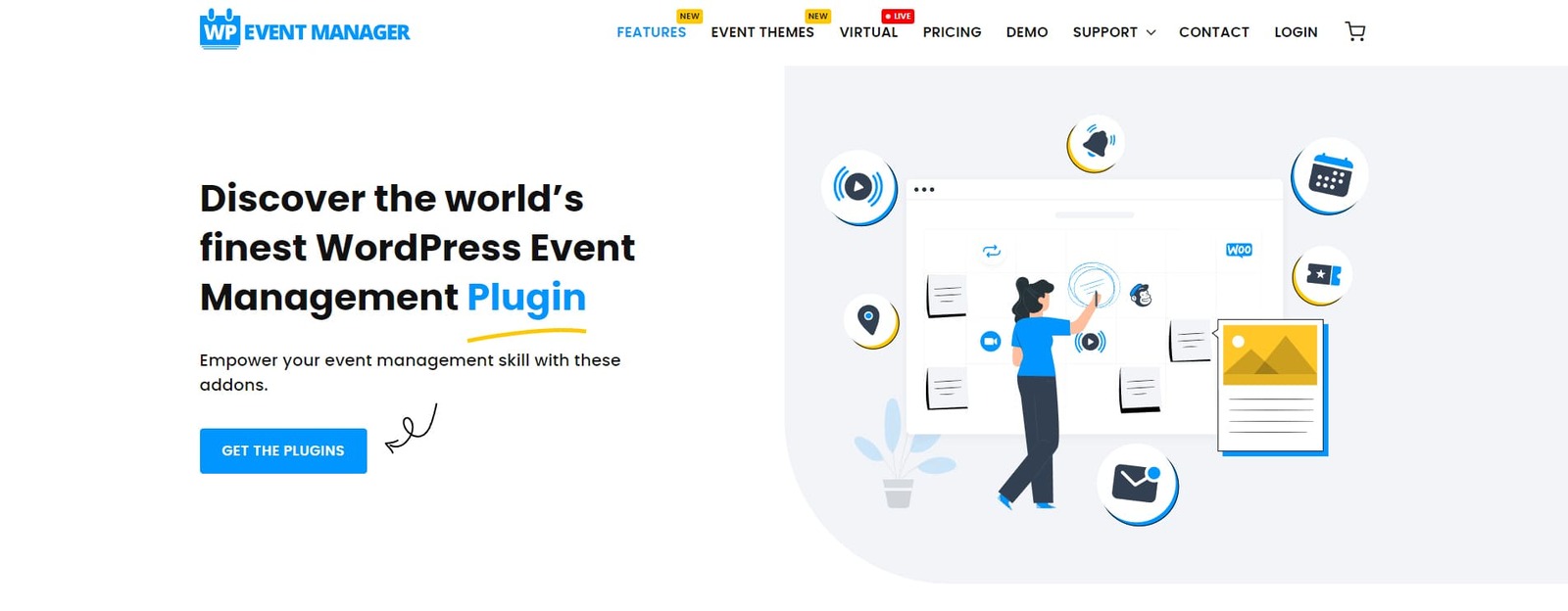 Photographie de WP Event Manager Plugin, le meilleur plugin d'inscription à des événements WordPress avec un éditeur de champ intégré.