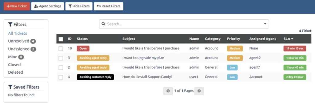 SupportCandy - Plugin Meja Bantuan WordPress