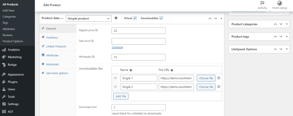 การแก้ไขผลิตภัณฑ์ภายใน WooCommerce โดยใช้ WooCommerce Wholesale Pro