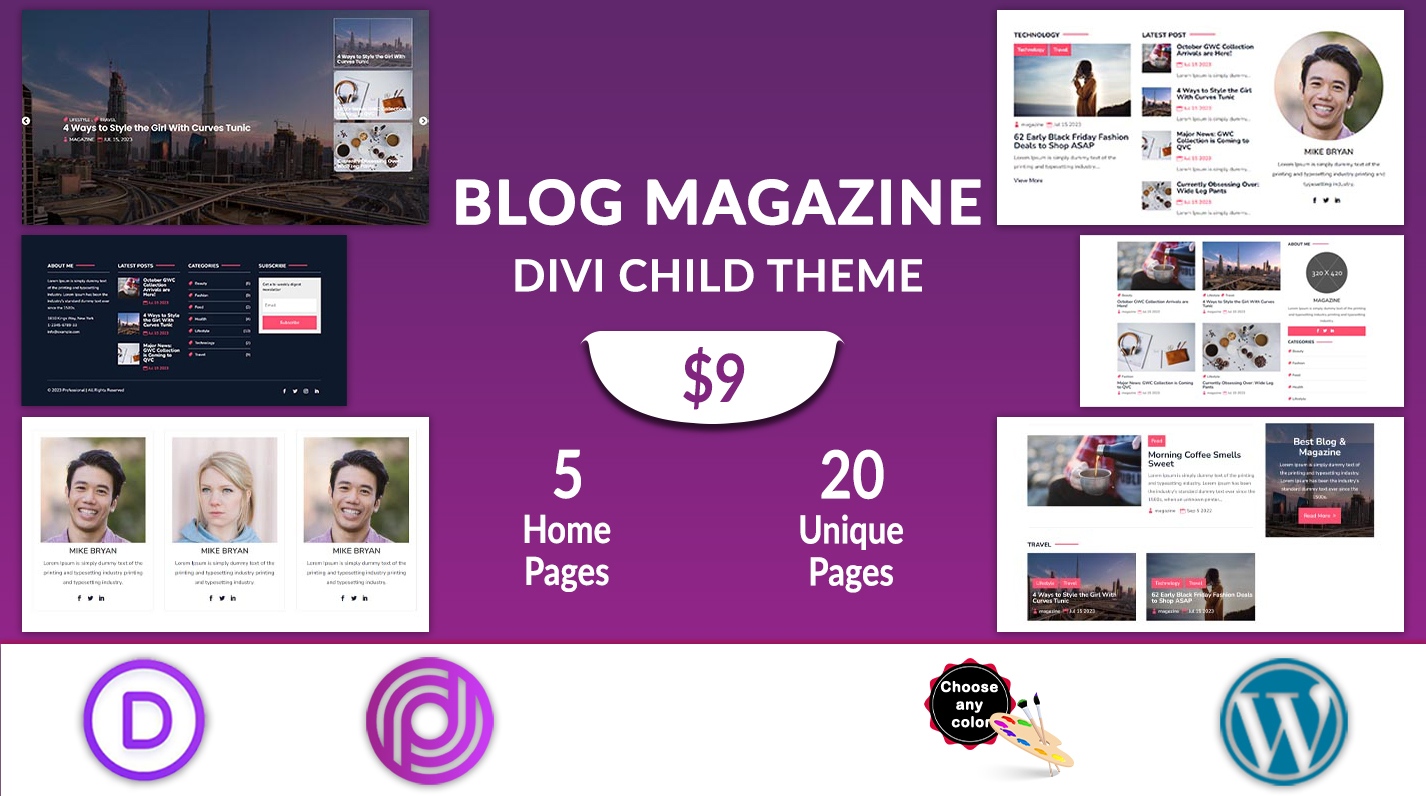 Divi Blog Dergisi Teması