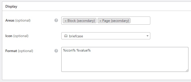 Configurar el formato de visualización.