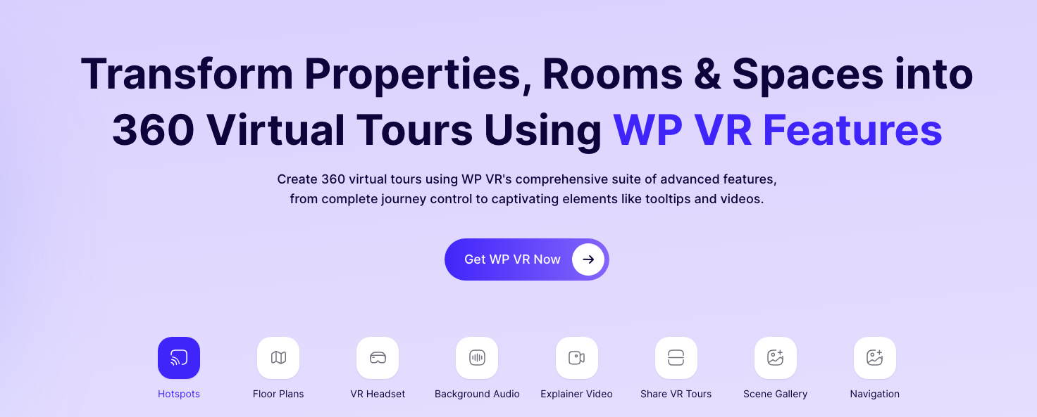 WPVR- Pembuat tur virtual gratis