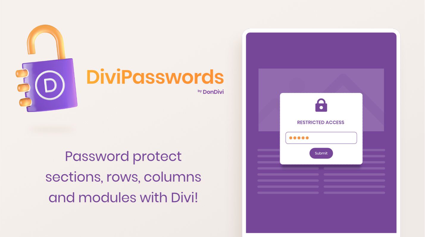 Immagine promozionale per DiviPasswords