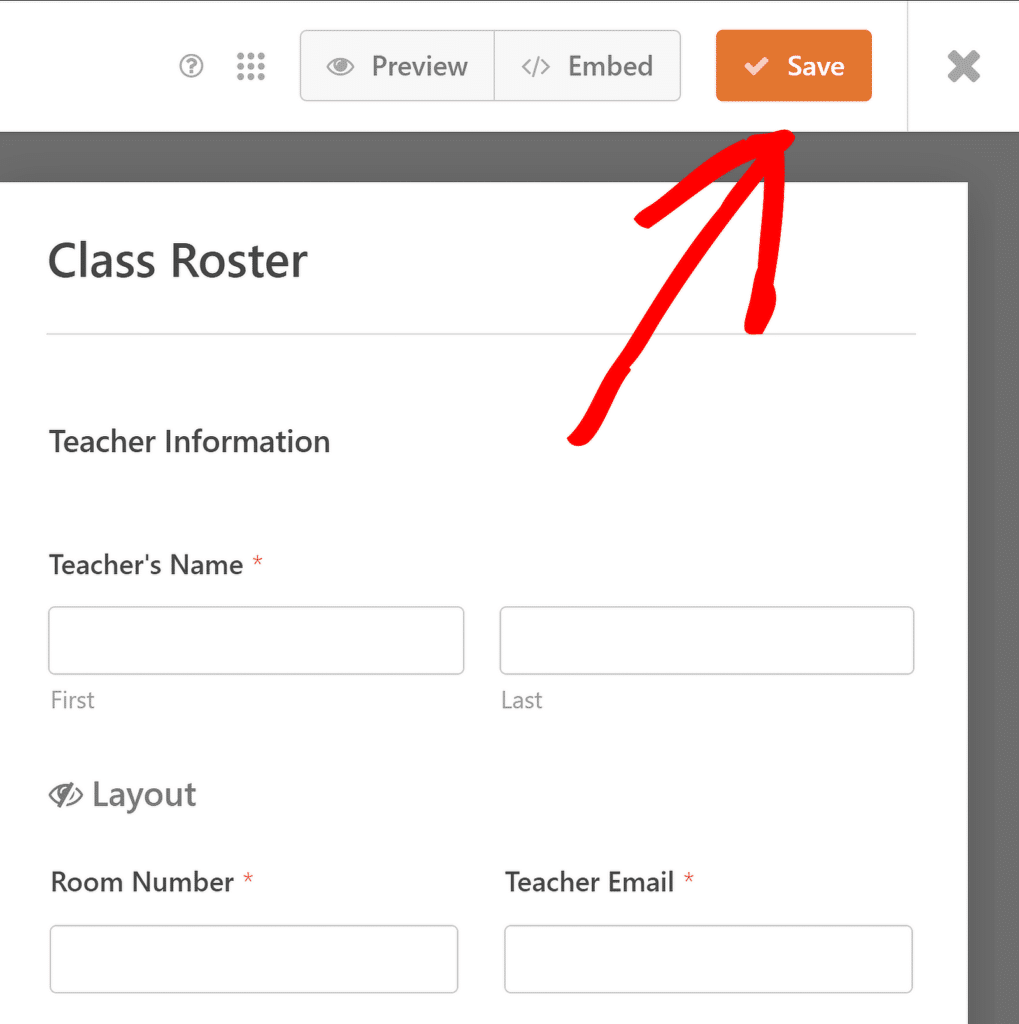 save class roster