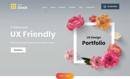 Tema de WordPress para portafolio