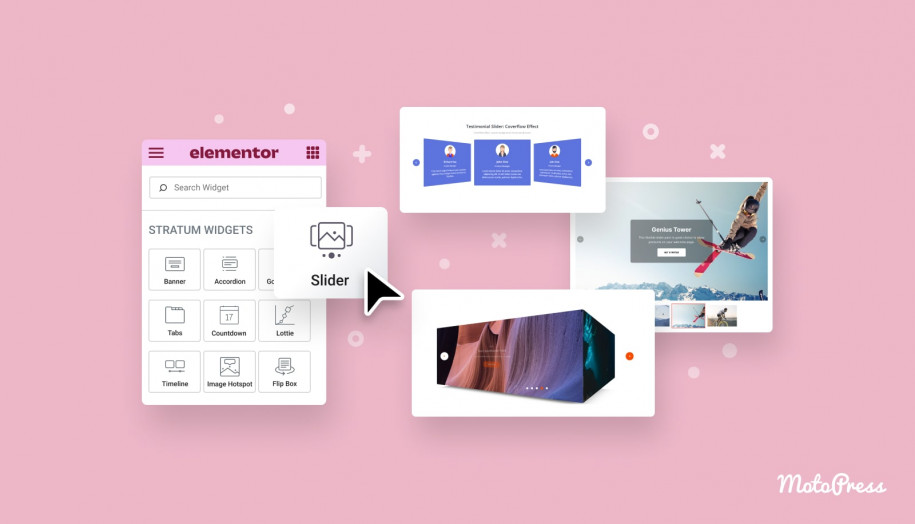 إضافات Elementor Slider.