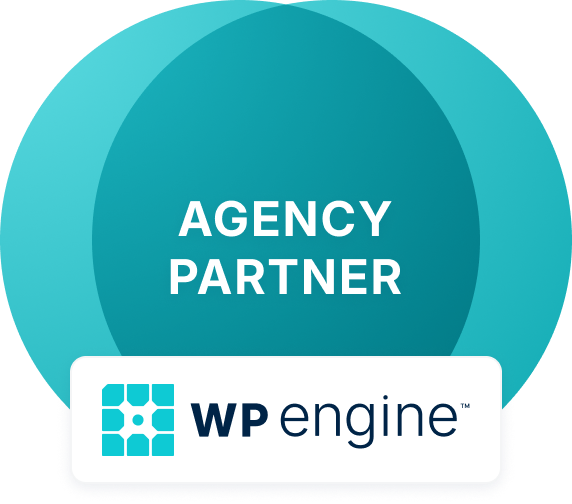 شارة شريك وكالة WP Engine.