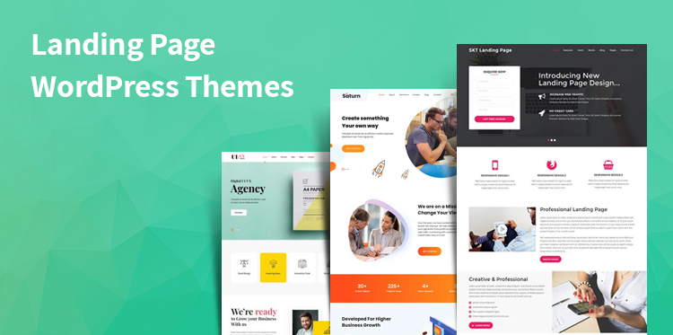 เทมเพลตหน้า Landing Page ของ WordPress