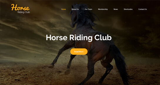 Equestrian Wordpress テーマ