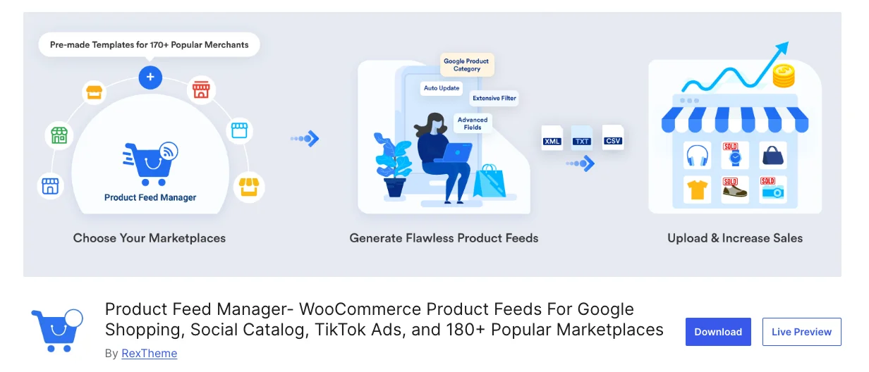 PFM – melhores plug-ins de feed de produtos 