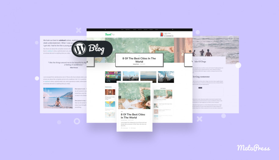 Temas de WordPress para blogs de viajes.