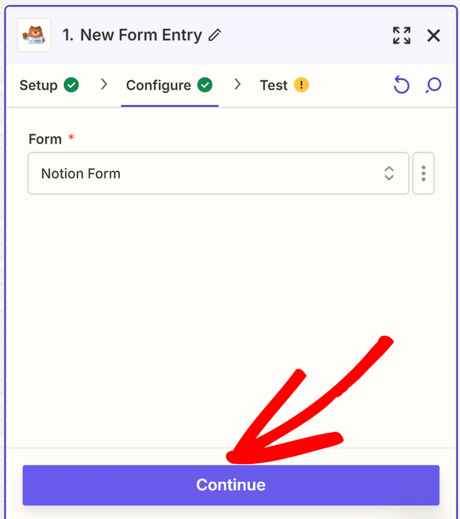 select trigger form