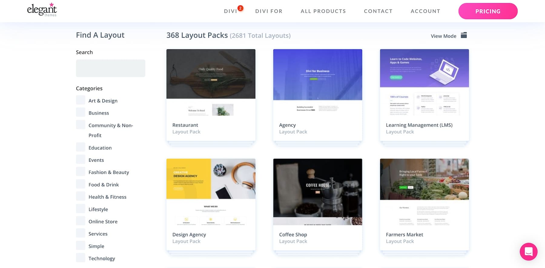 Divi-Layouts