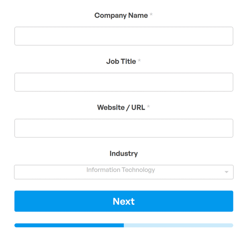 lead form example