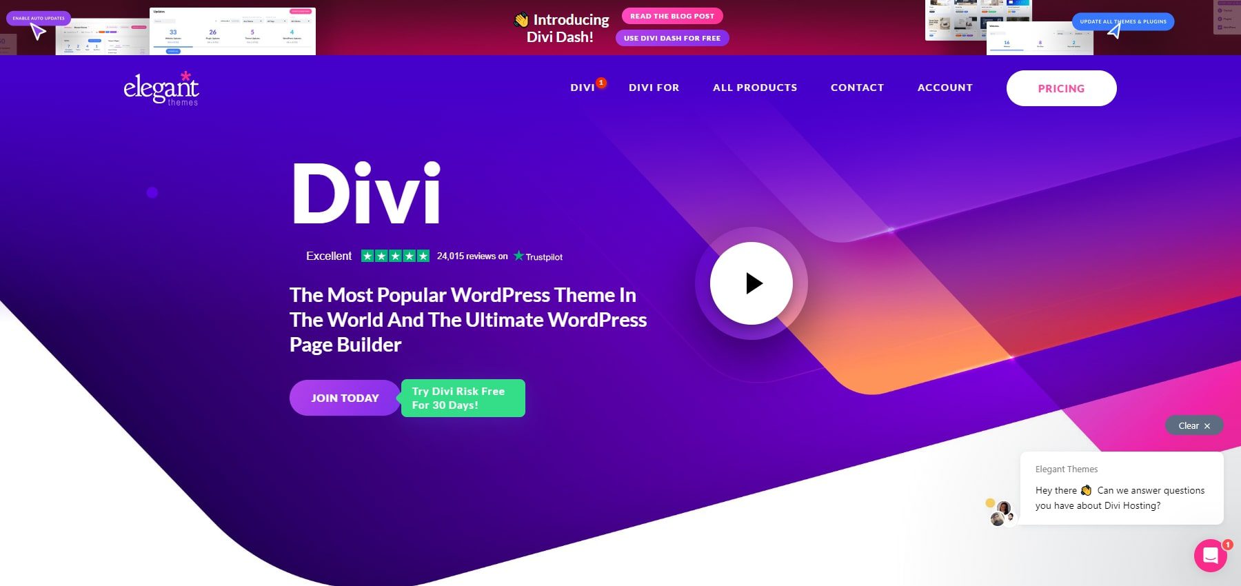 tema no-profit divi