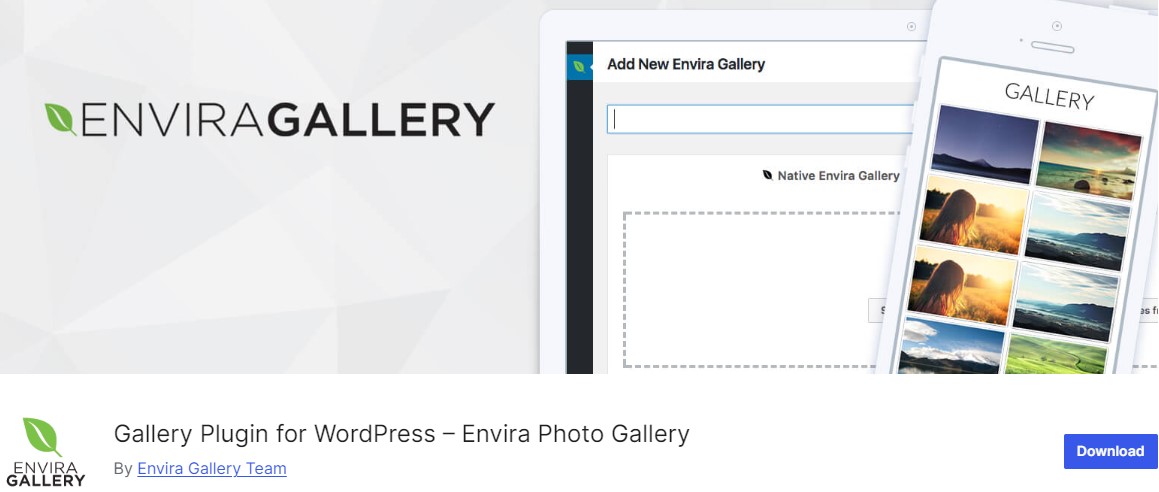 Envira Gallery – Meilleur plugin de galerie de photos pour WordPress