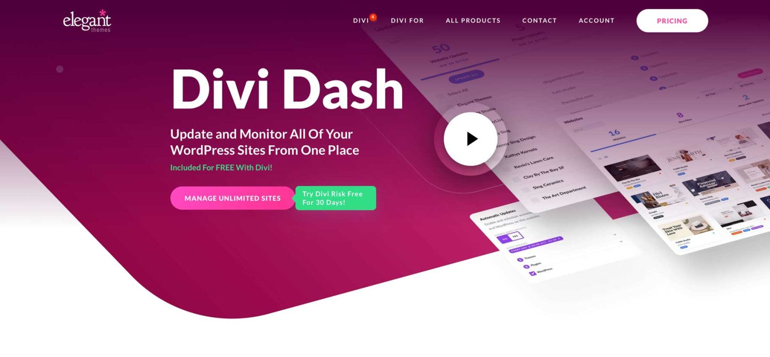 Divi dash 最好的监控工具